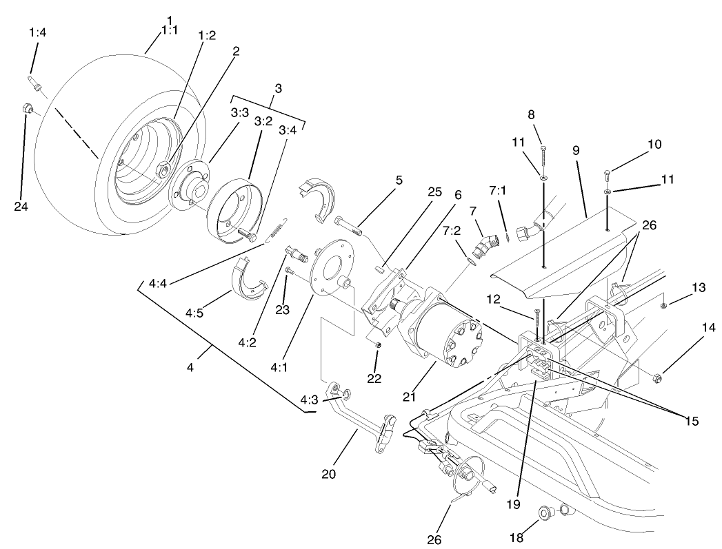 Front Wheel And Brake Assembly