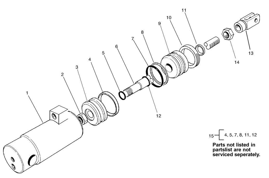 Hydraulic Cylinder Assembly No. 99-8159