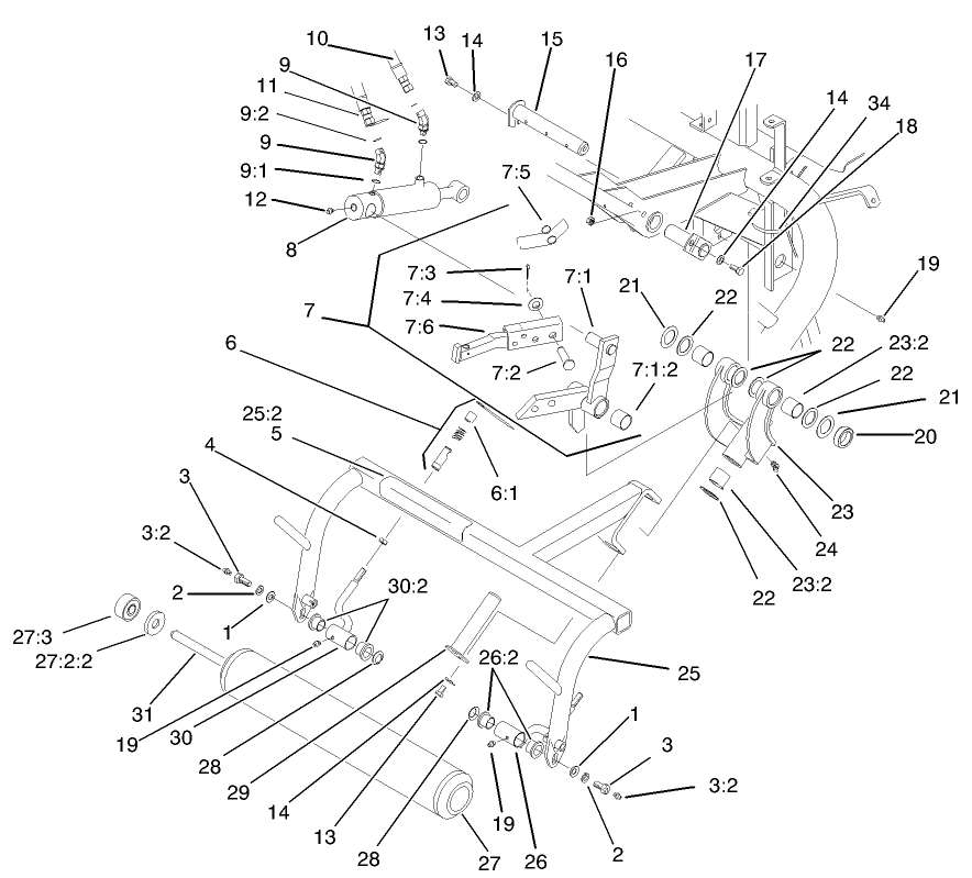 Rear Pull Frame Assembly