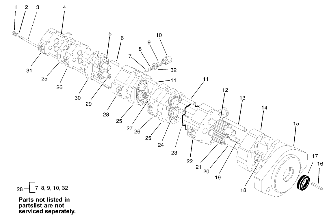 Hydraulic Pump Assembly No. 92-9764
