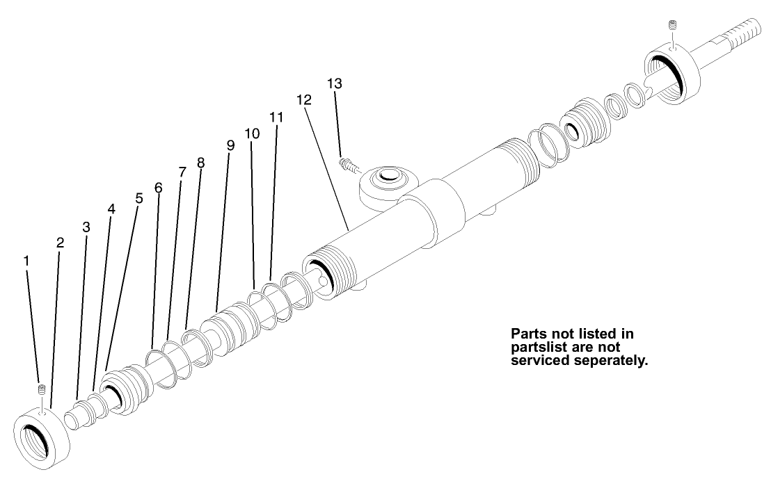 Hydraulic Cylinder Assembly No. 83-2330