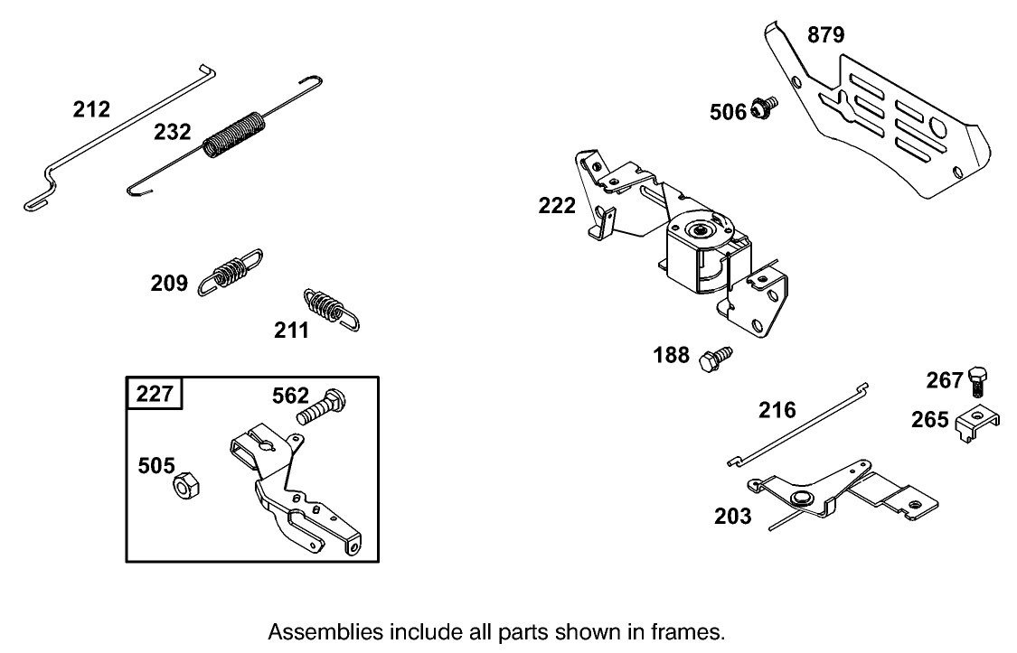 Governor Assembly Briggs And Stratton Model 350447-1259-E1