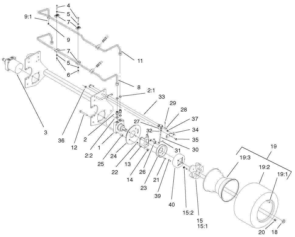Front Wheel and Brake Assembly