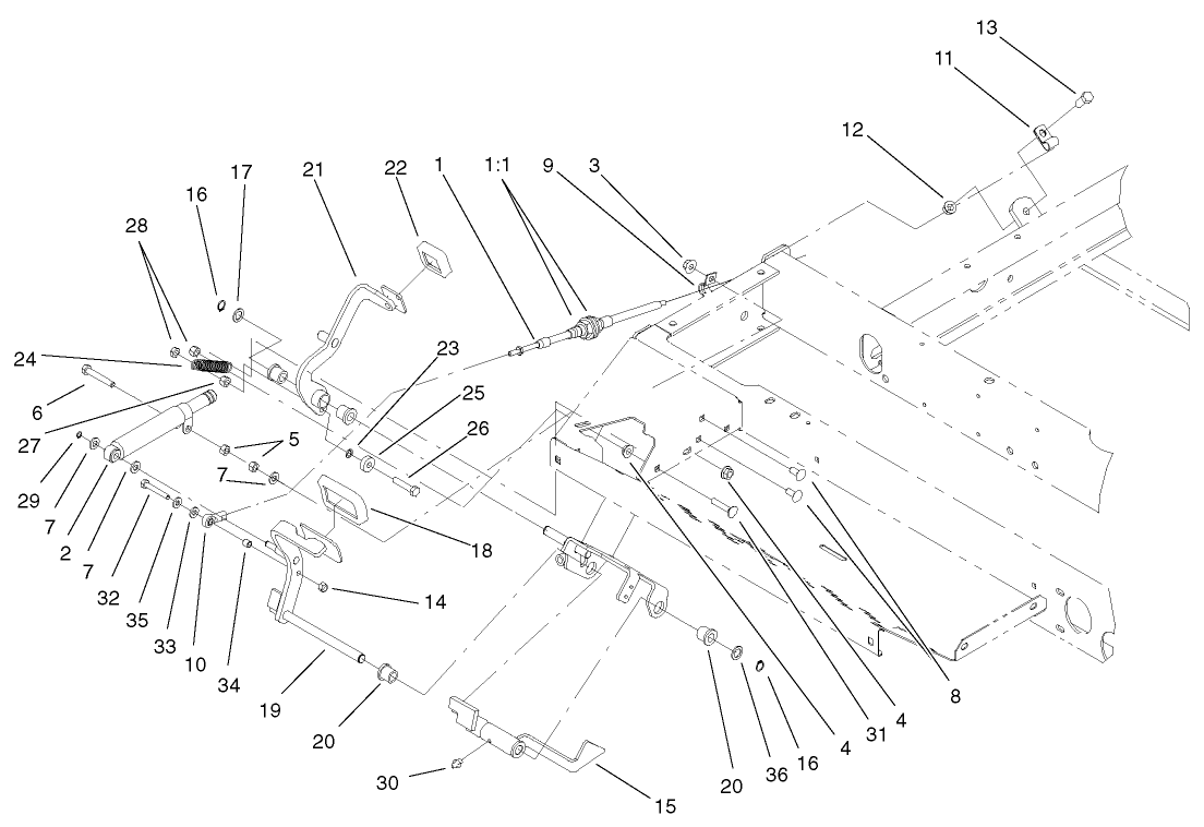 Traction Pedal Assembly