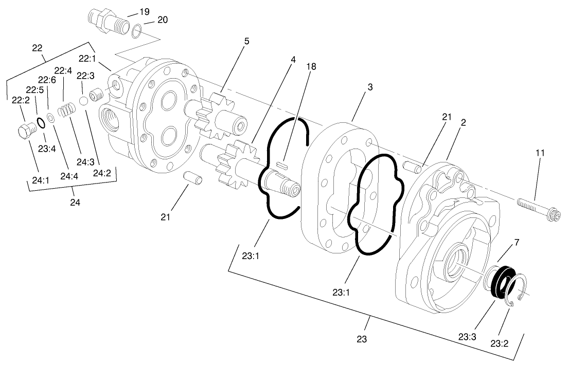 Motor Gear Assembly No. 99-3627