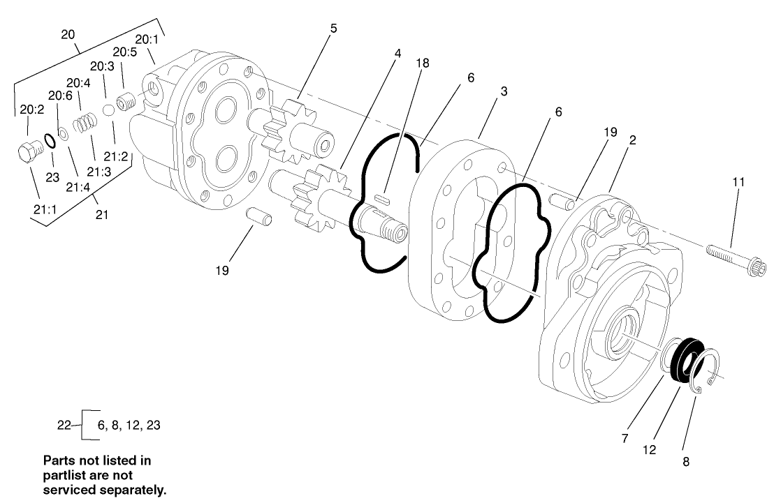Motor Gear Assembly No. 93-6975