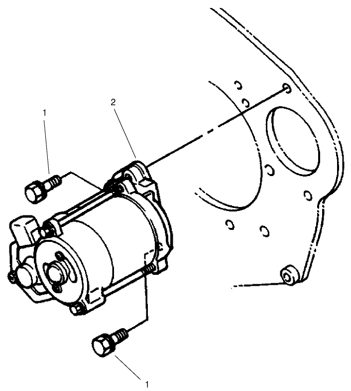 Starter Mount Assembly