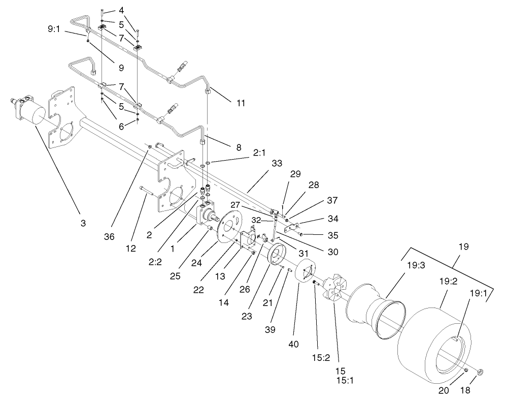 Front Wheel and Brake Assembly