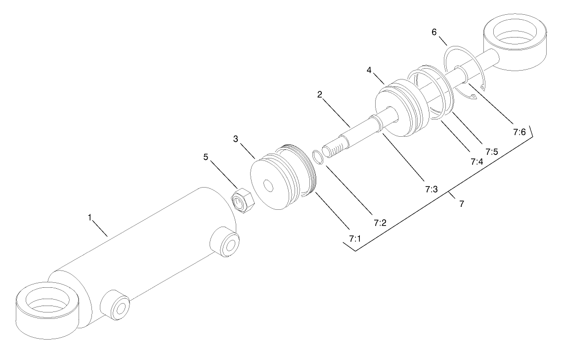 Hydraulic Cylinder Assembly No. 94-8141