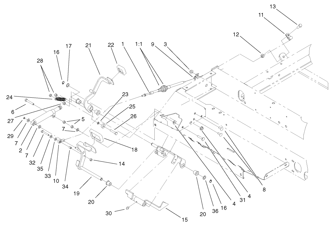 Traction Pedal Assembly