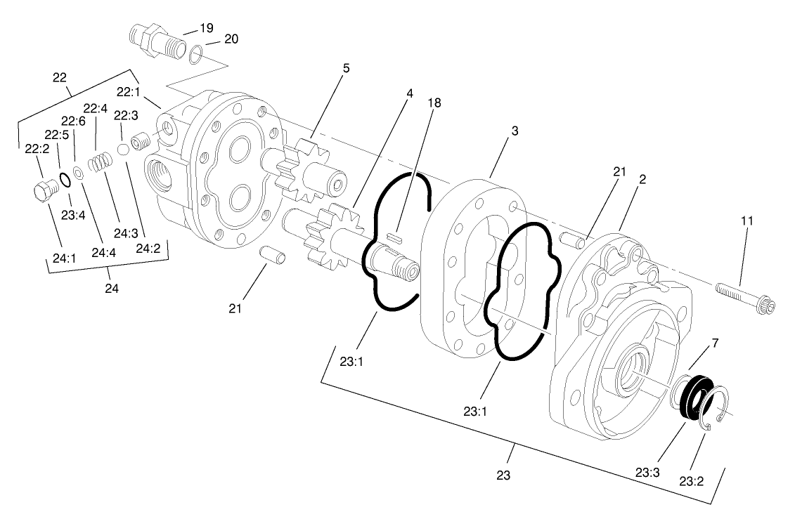 Motor Gear Assembly No. 99-3627