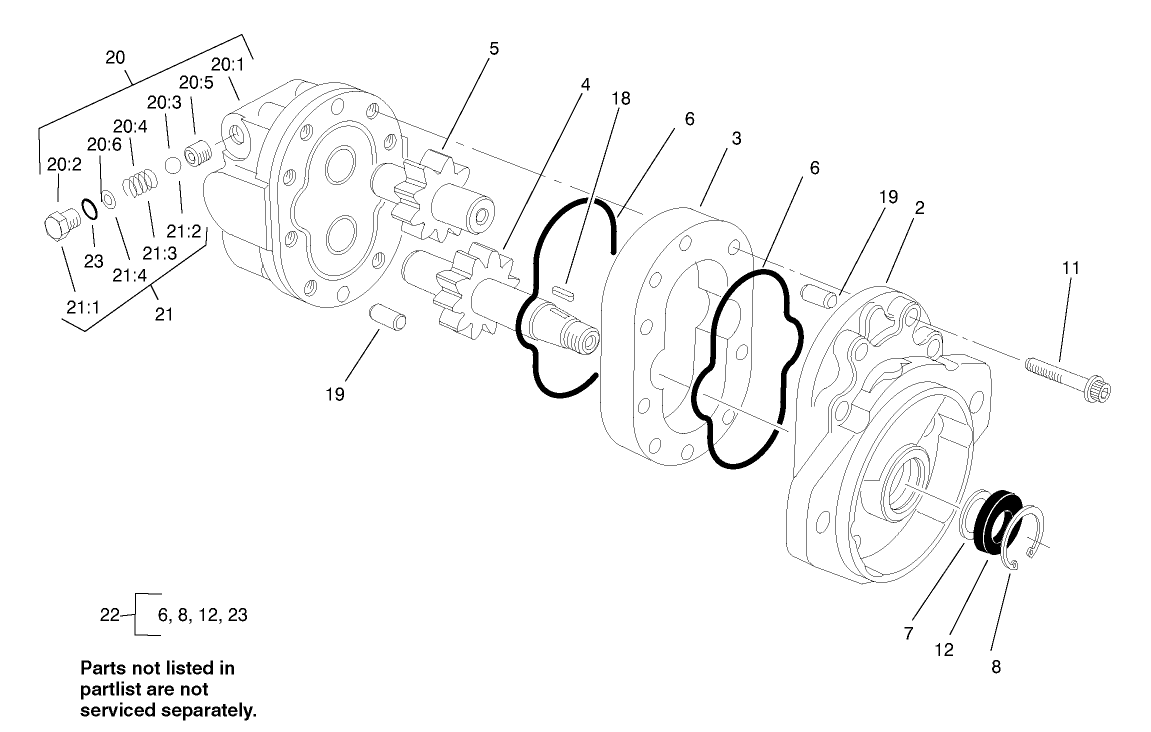 Motor Gear Assembly No. 93-6975