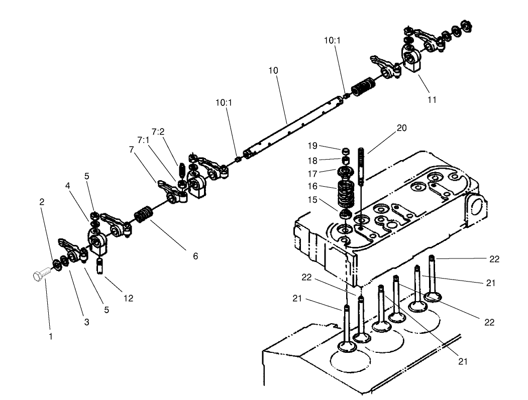 Valve and Rocker Arm Assembly
