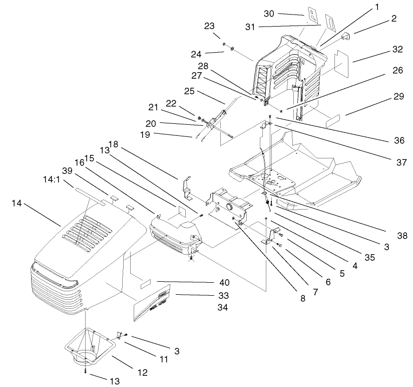 Hood And Tower Assembly