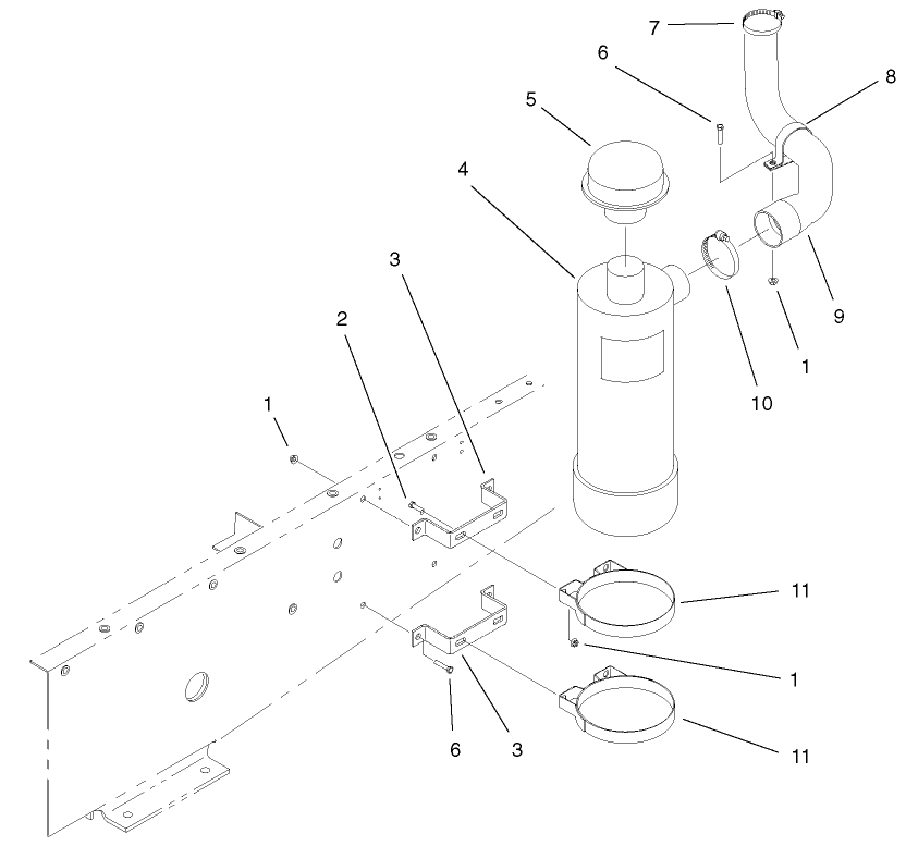 Air Cleaner Components Assembly