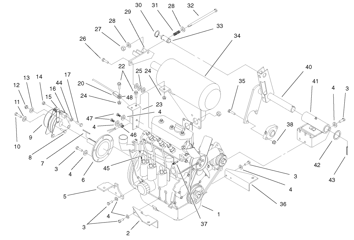 Engine Installation Assembly