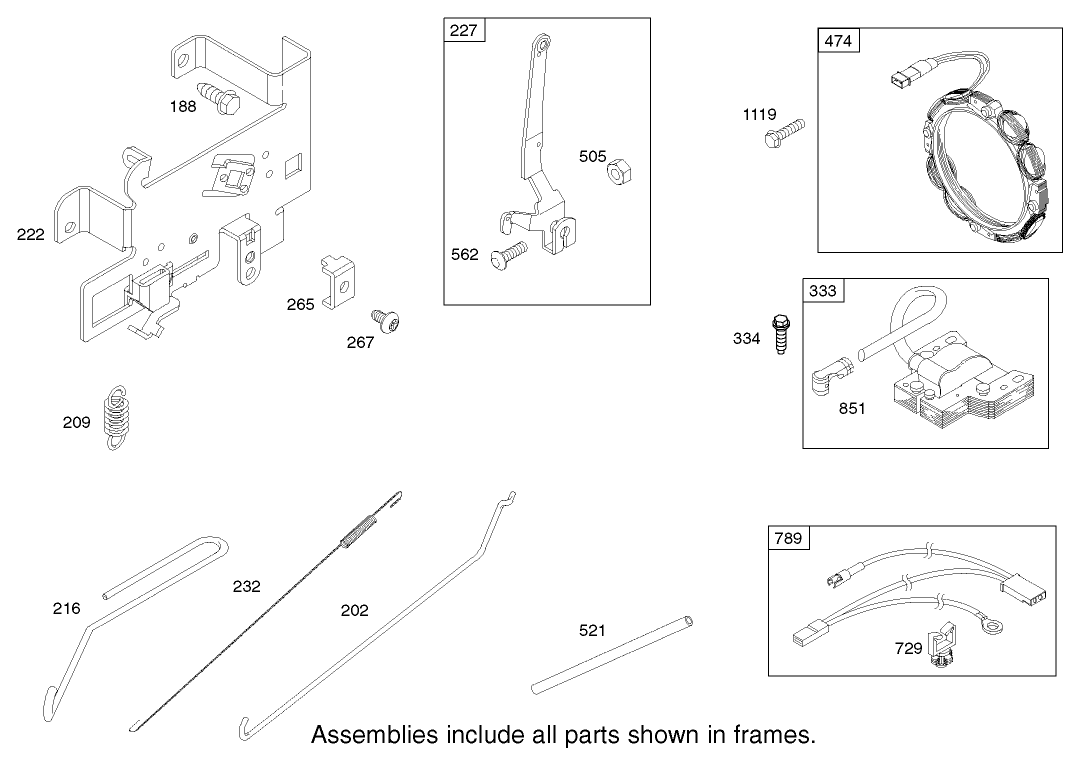 Governor Assembly Briggs and Stratton Model 286H77-0121-E1