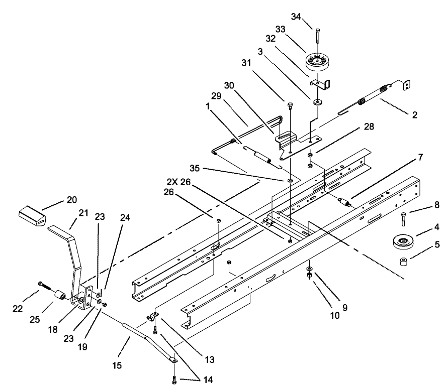 Traction and Brake Assembly