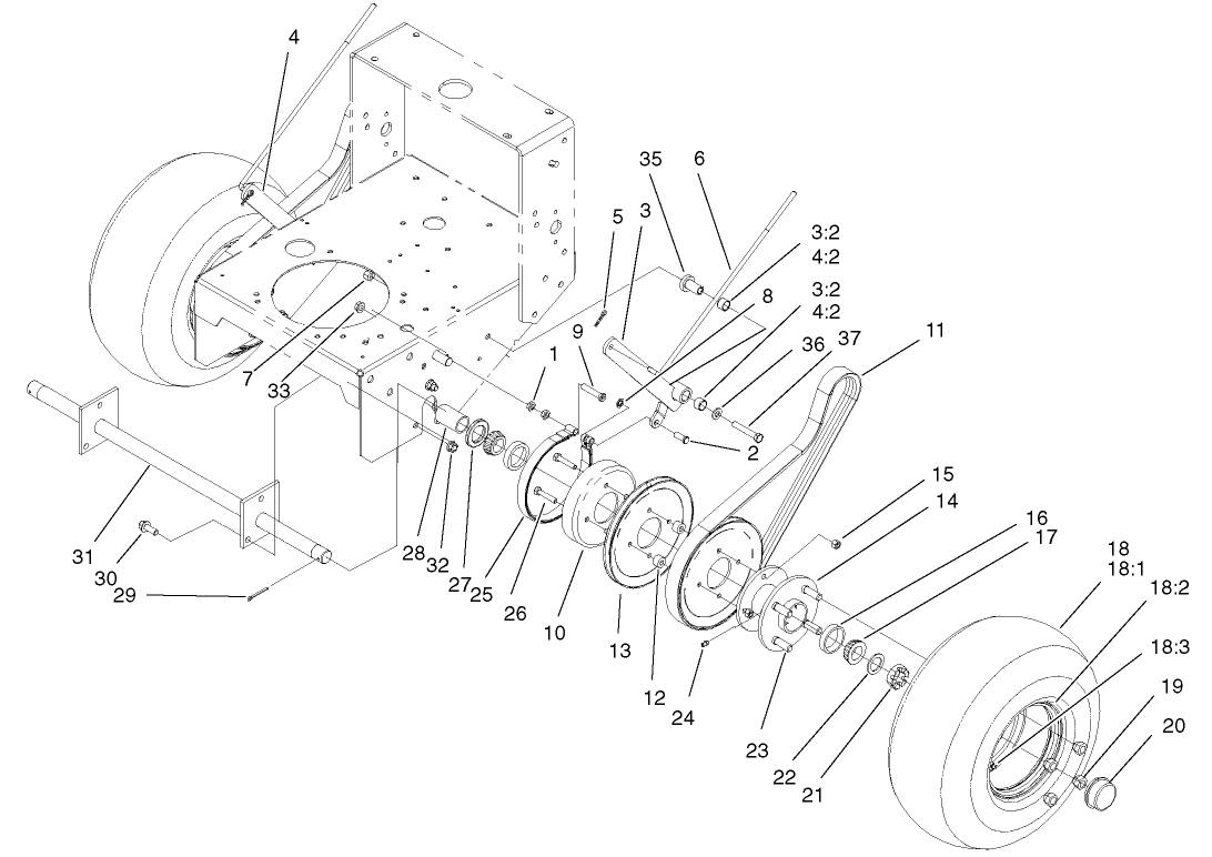 Wheel Drive And Brake System Assembly