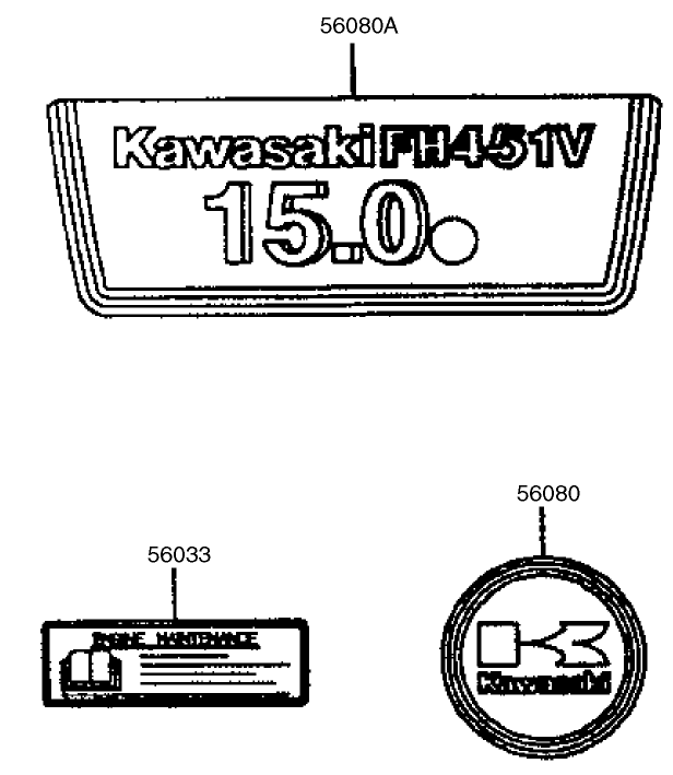 Decal-Kawasaki Fh451v-As08