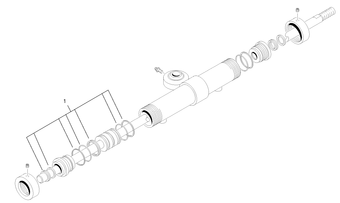 Steering Cylinder Assembly No. 93-2122