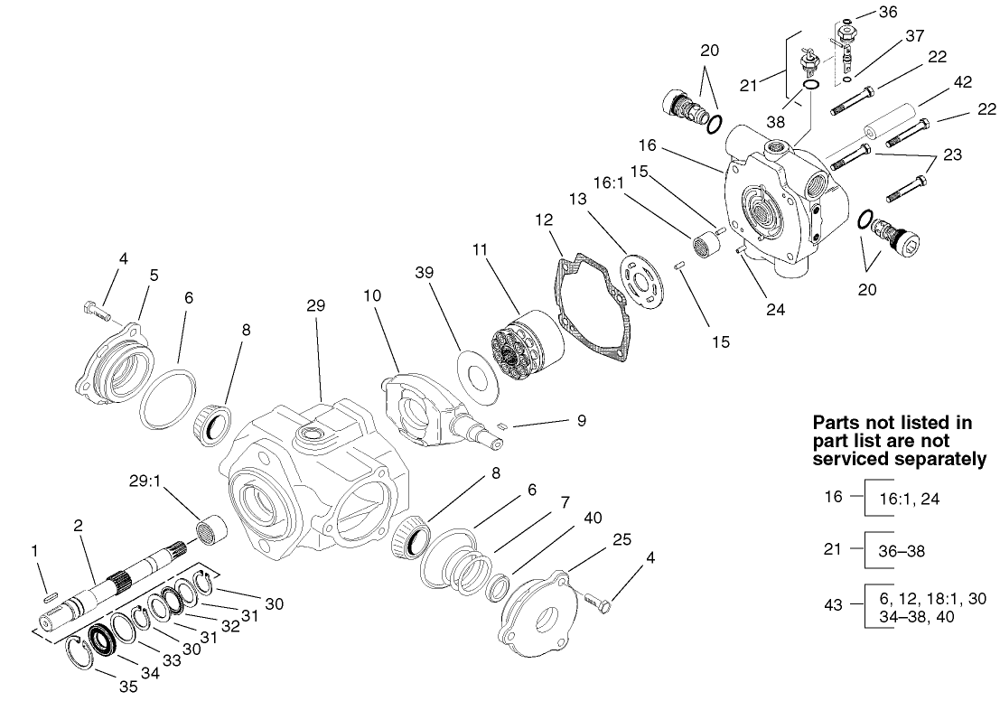 Hydrostat Assembly No. 105-0494