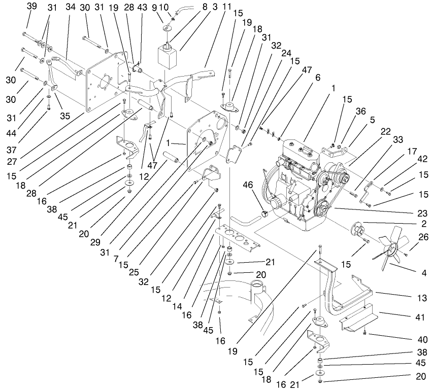 Engine Installation Assembly