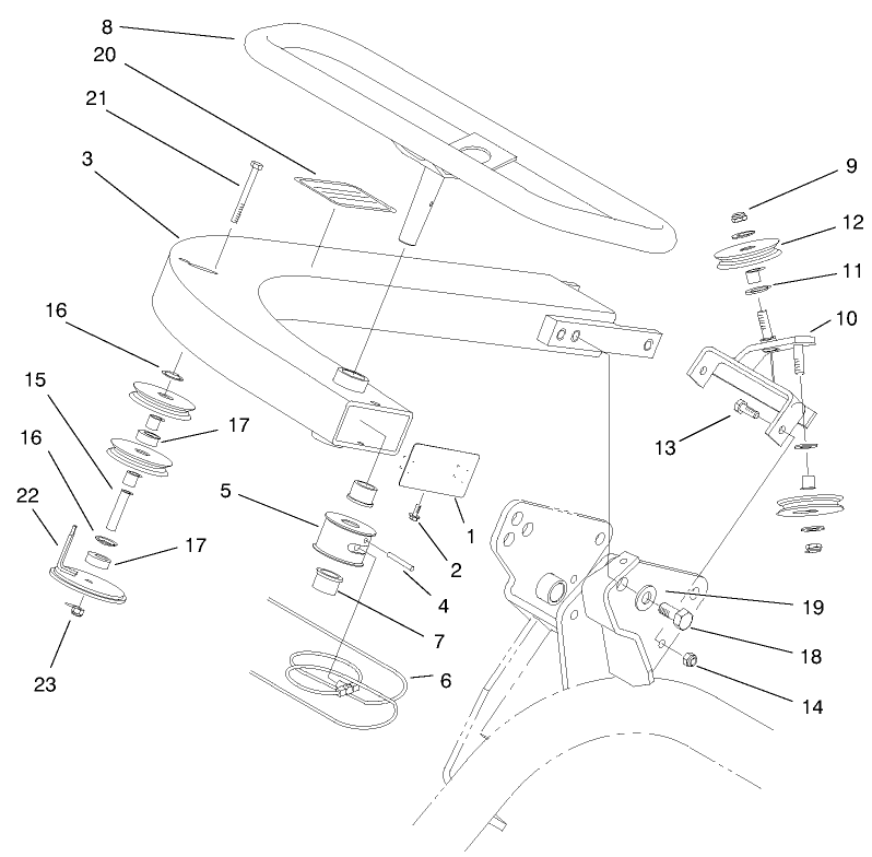 STEERING ARM ASSEMBLY