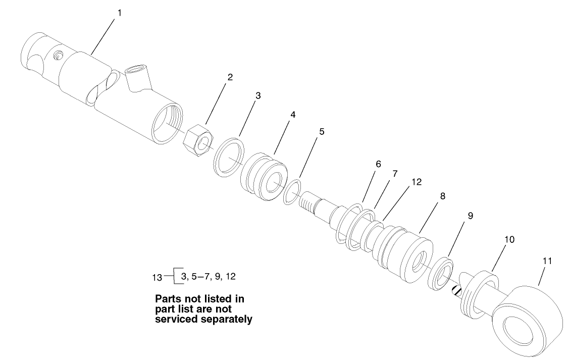 HYDRAULIC CYLINDER NO. 99-8160