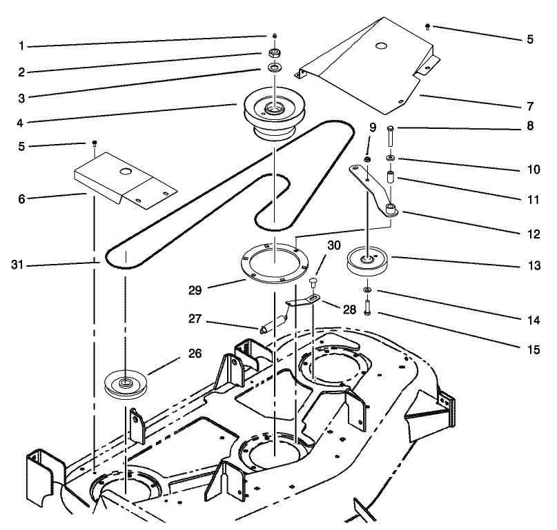 Pulley and Belt Assembly