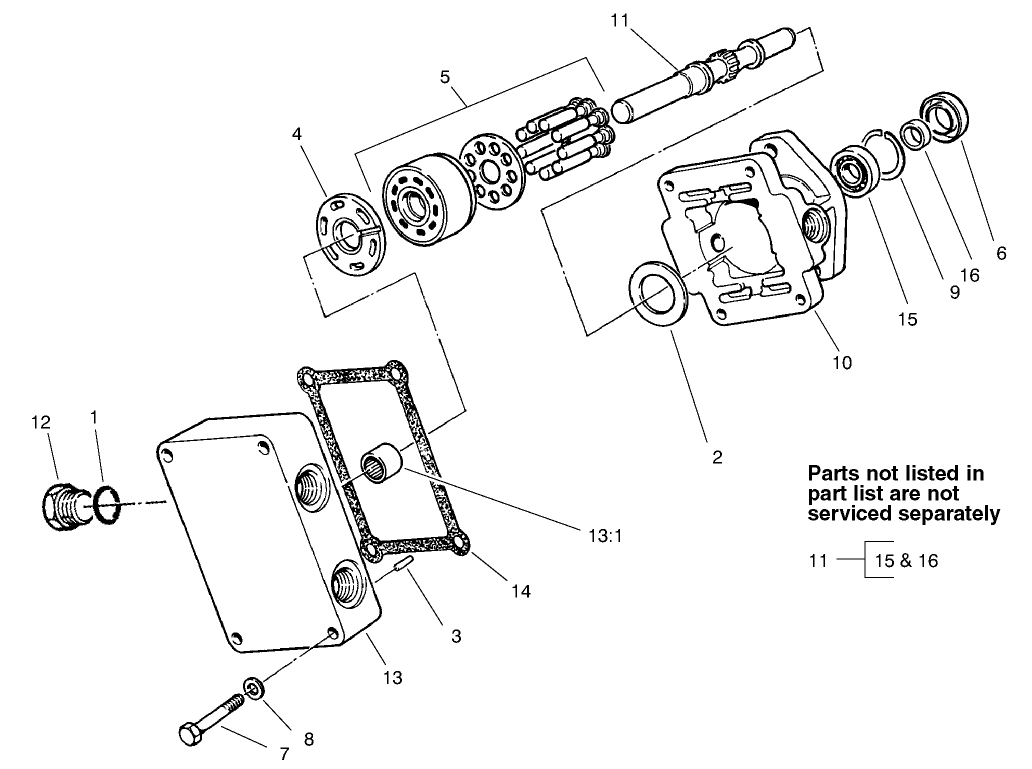 Hydraulic Motor Assembly No. 92-2556-01