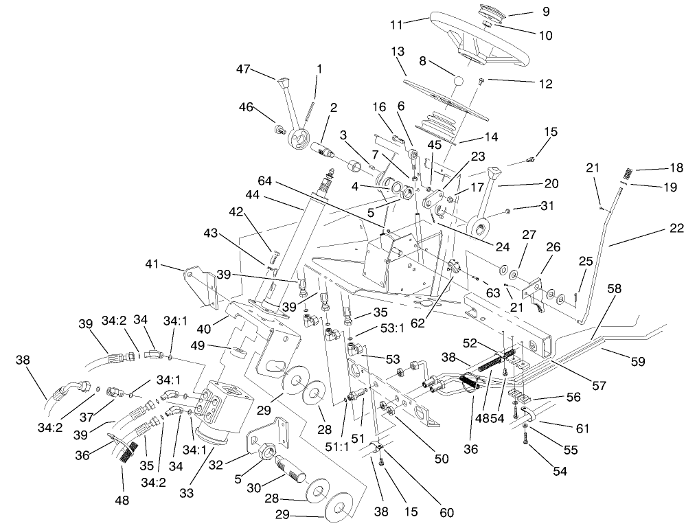 Steering Tower Assembly