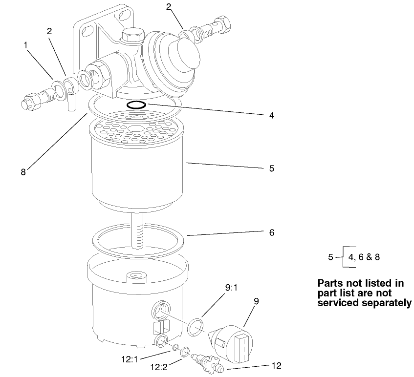 Fuel Filter Assembly No. 76-5300