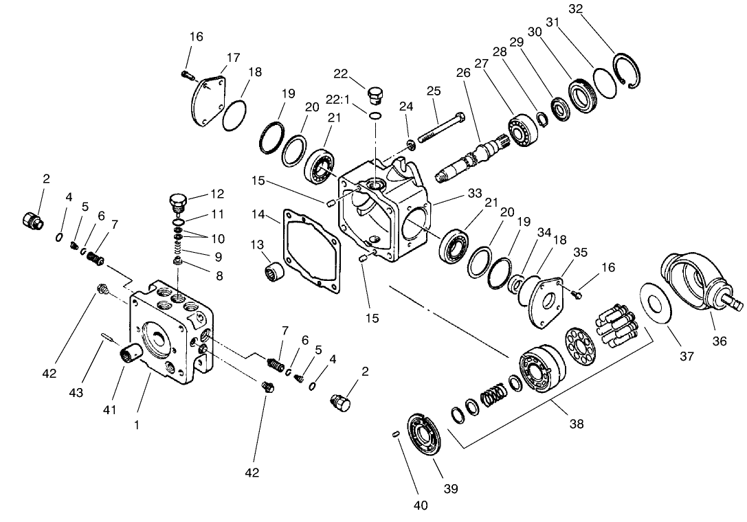 Traction Pump Assembly No. 86-5590