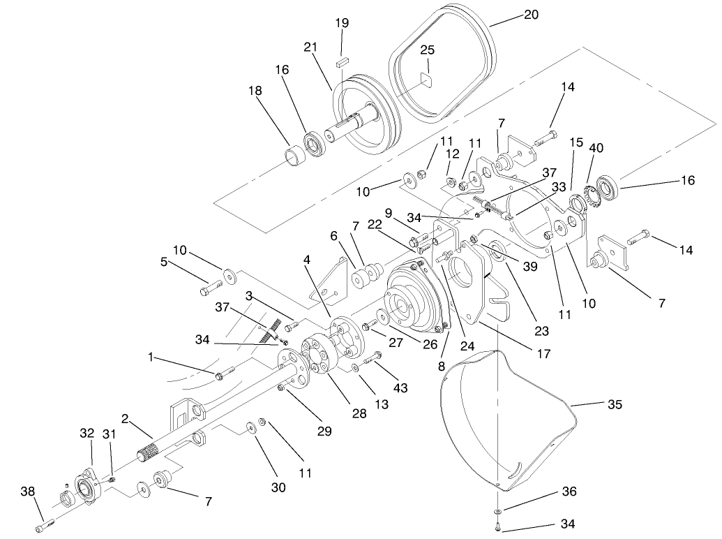 Deck Drive Component Assembly