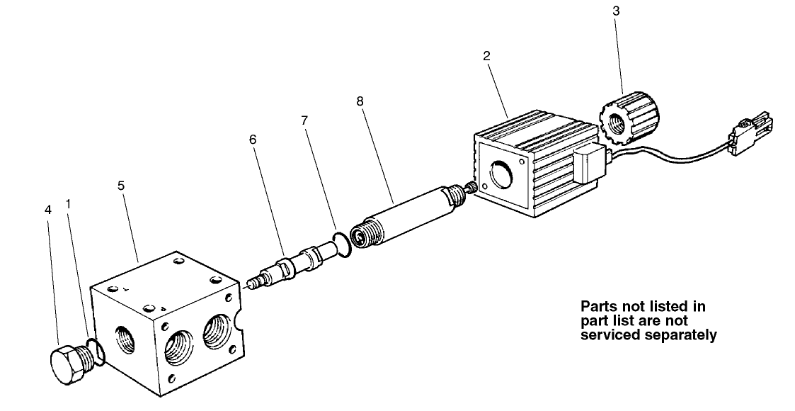 Solenoid Valve Assembly No. 76-9970 (only on: 30455)