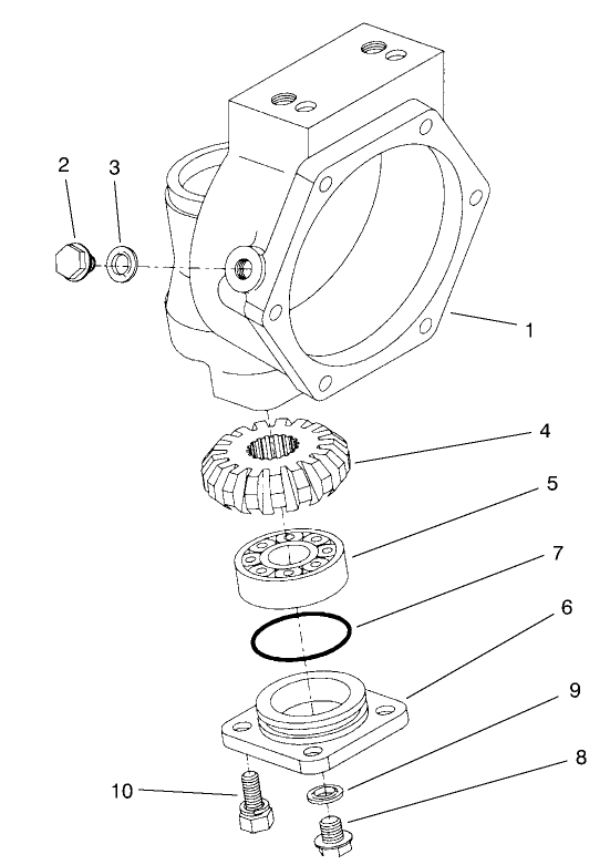 Rear Axle Assembly No. 95-7500 (continued) Axle Case Assembly (only On: 30455)