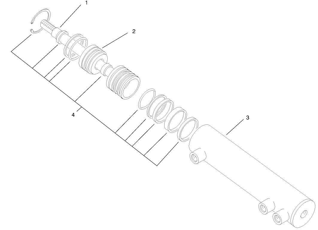 Hydraulic Cylinder Assembly No. 86-2190