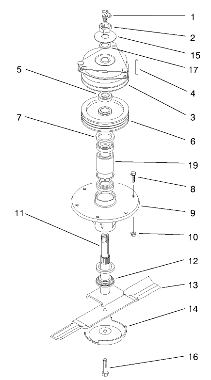 Clutch Spindle Assembly