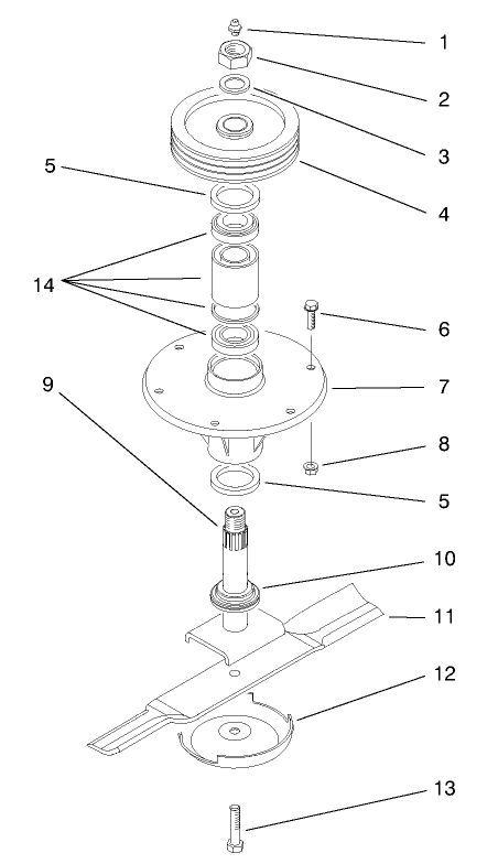 Center Spindle Assembly