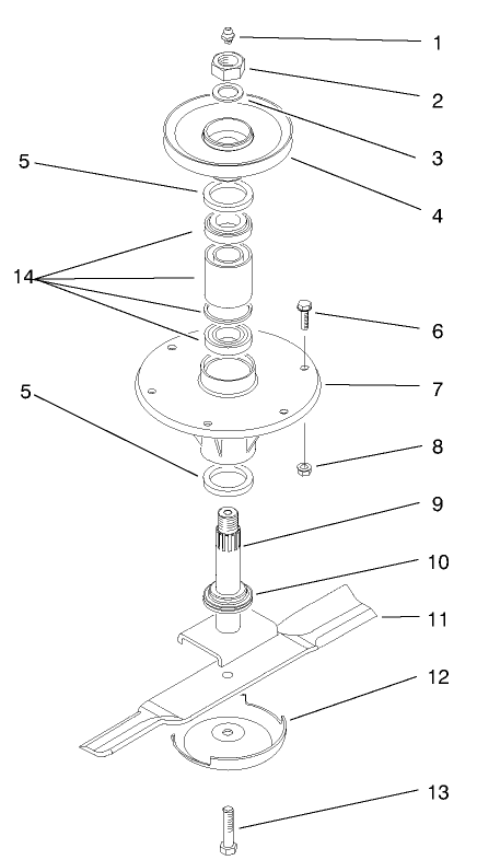 Wing Spindle Assembly