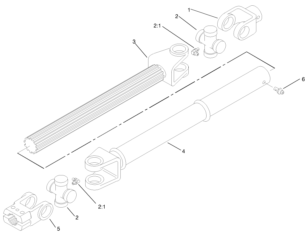 Driveshaft Assembly No. 93-9962 (only On: 30716)
