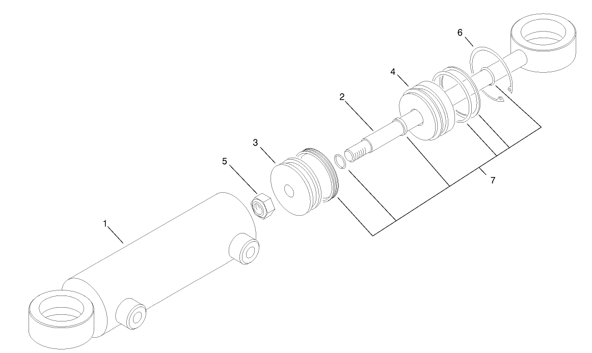 Hydraulic Cylinder Assembly No. 94-8141