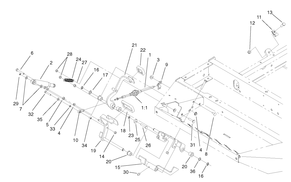 Traction Pedal Assembly