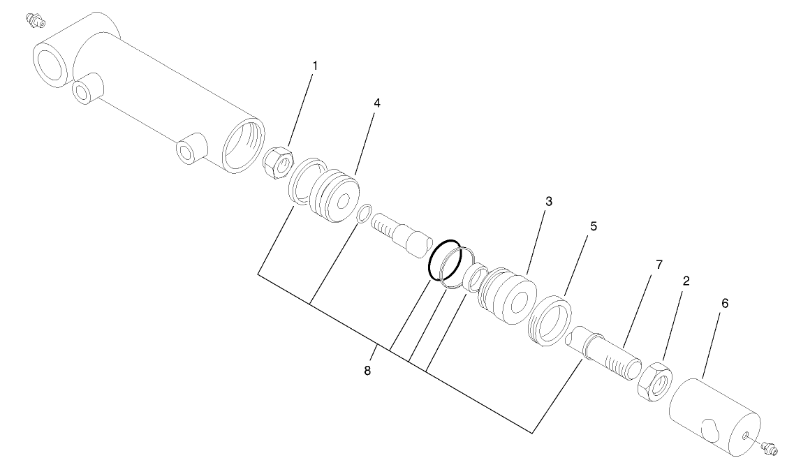 Hydraulic Cylinder Assembly No. 95-8978