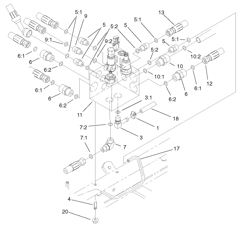Manifold Block Installation Assembly