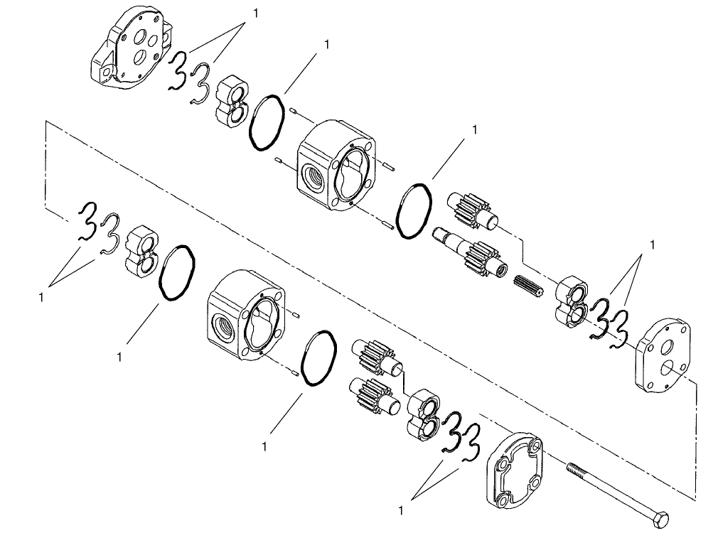 Hydraulic Pump Assembly No. 100-1646