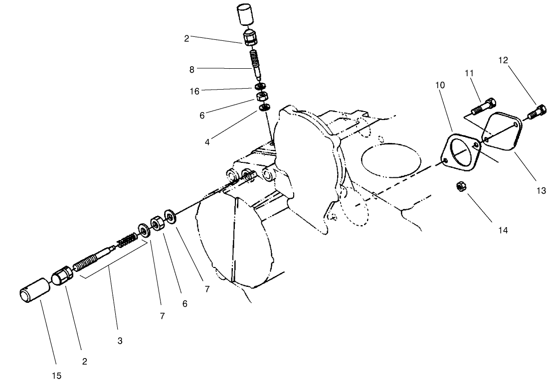 Engine Stop Lever Assembly
