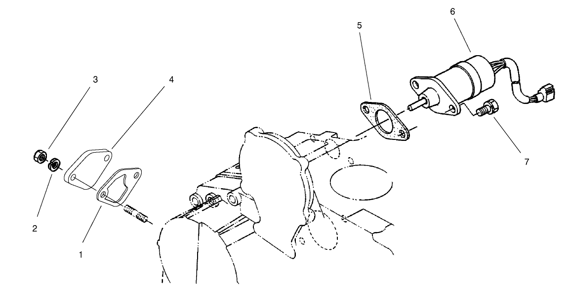 Stop Solenoid and Fuel Pump Assembly