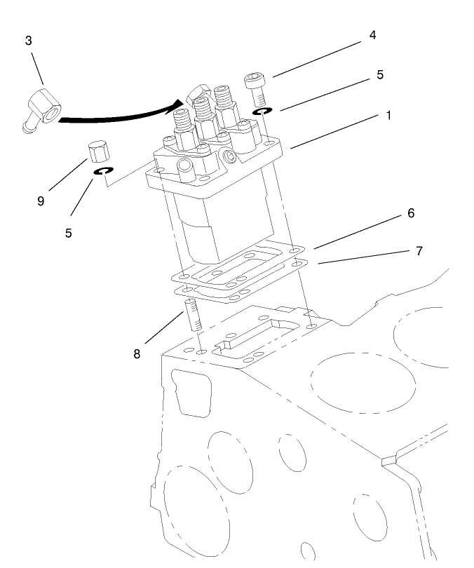 Injection Pump Installation Assembly